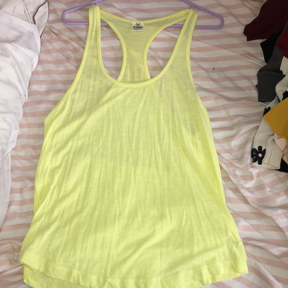 Yellow Workout Top